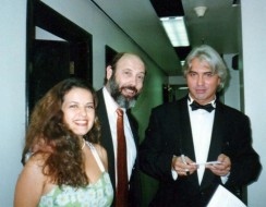 Andrea Ferreira, Sergio Casoy e Dmitri Hvorostovksy 03/09/1997