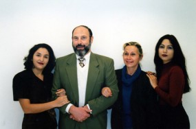 Angelica Feital, Sergio Casoy, Isabel Maresca e Luciana Bueno - 06/98