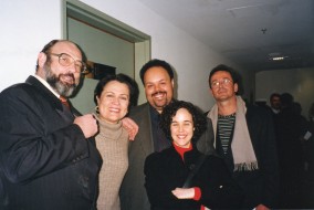Sergio Casoy, Céline Imbert, Paulo Mandarino e esposa, Walter Neiva-22.05.1999