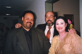Paulo Mandarino, Sergio Casoy e Gitta-Maria Sjöberg (Butterfly no Teatro Alfa) - 22.05.1999