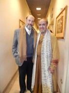 Sergio Casoy e Leo Nucci (Nabucco) após a récita de 30.01.2014-Teatro Comunale Firenze