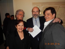 Sergio Casoy e a família do tenor Fernando Portari-TMSP 30.05.2015
